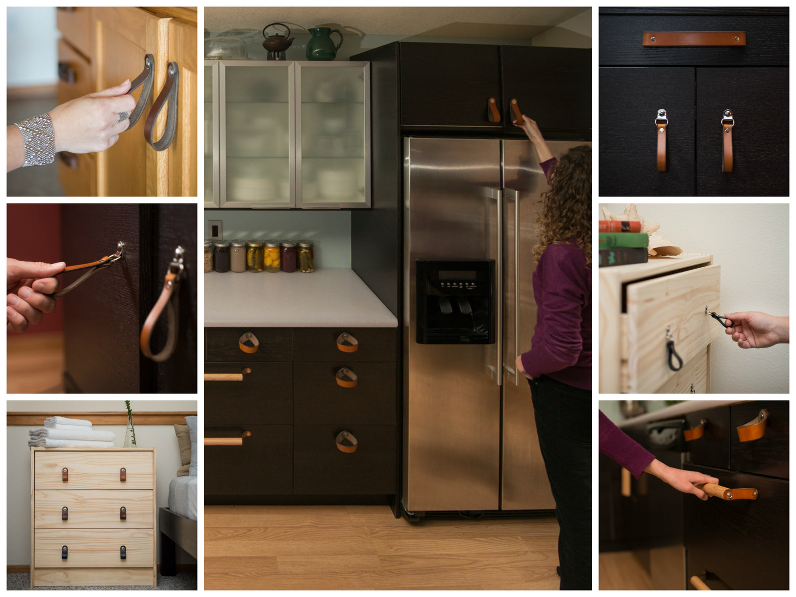 Introducing New, Expanded Line of Leather Drawer Pulls