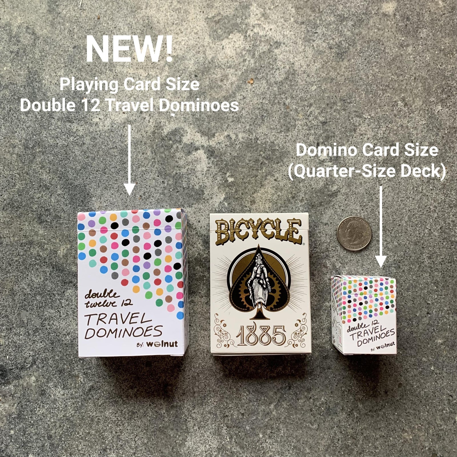 Introducing Poker-Size Double 12 Travel Domino Playing Cards ("Mexican Train")