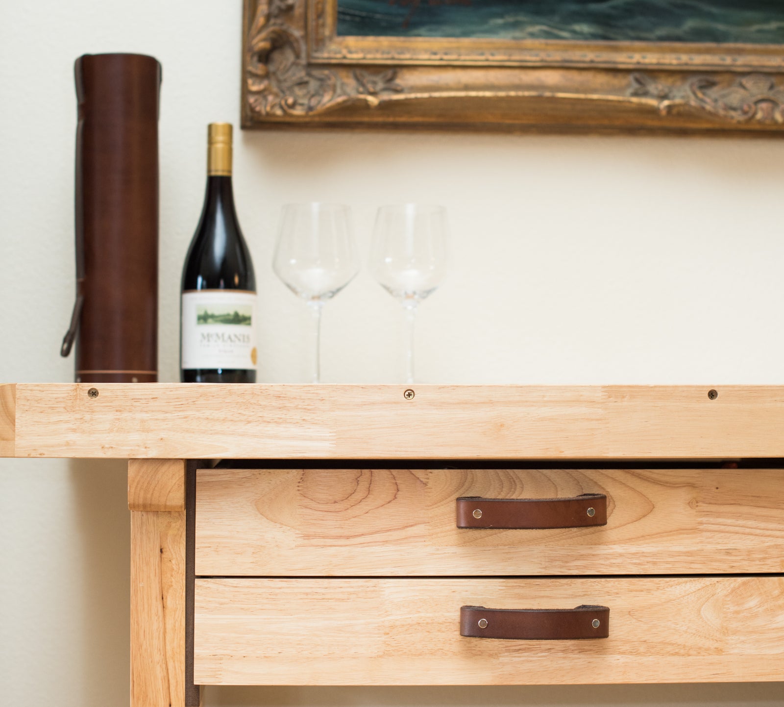 Maintaining Leather Drawer Pulls