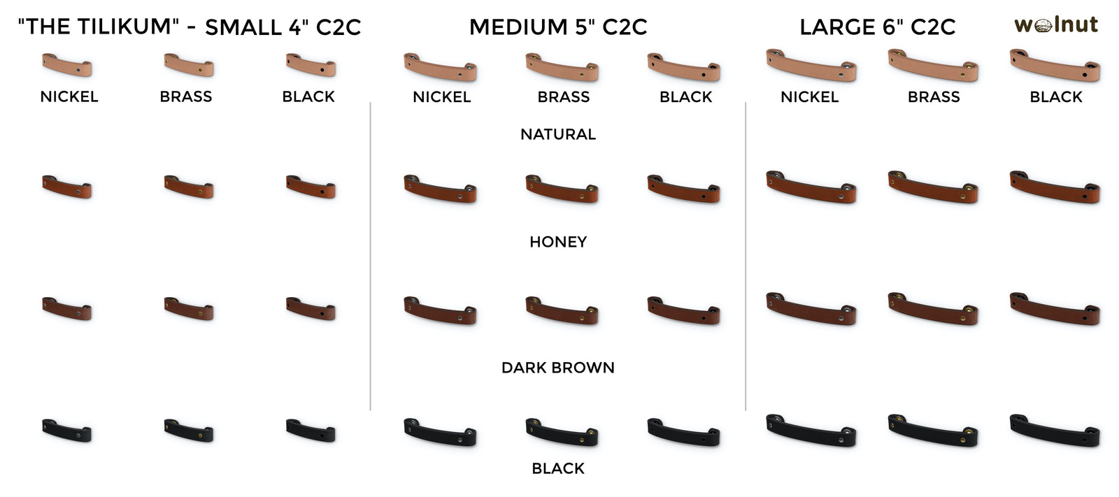 "The Tilikum" - A Sturdy, All-Leather Handle for Vertical or Horizontal Applications