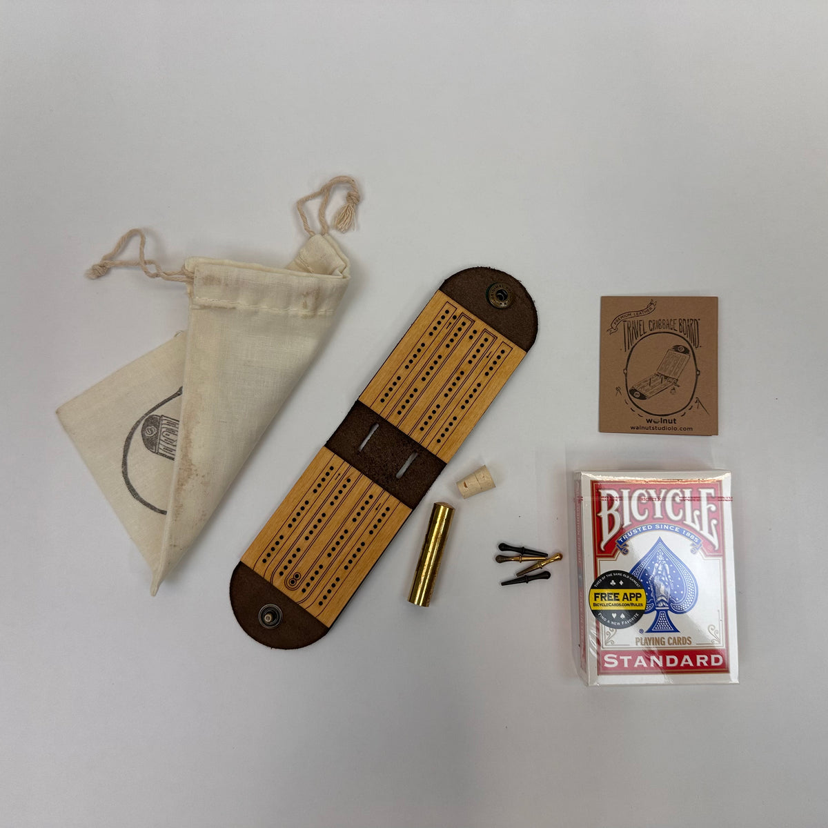AS-IS SALE Original Travel Cribbage Board