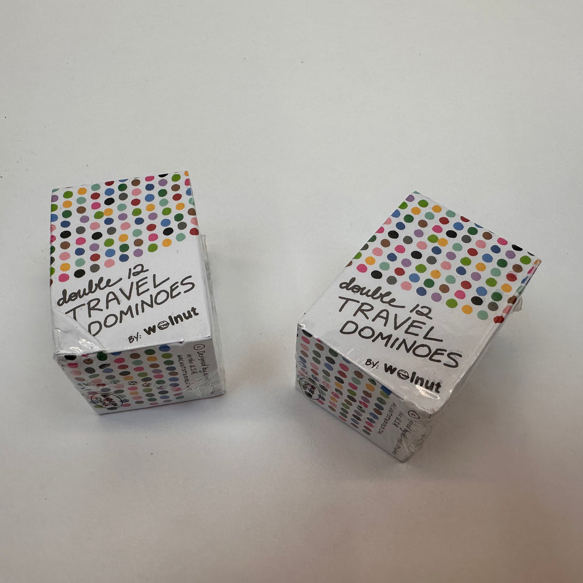 AS-IS SALE Double 12 Travel Domino Playing Cards