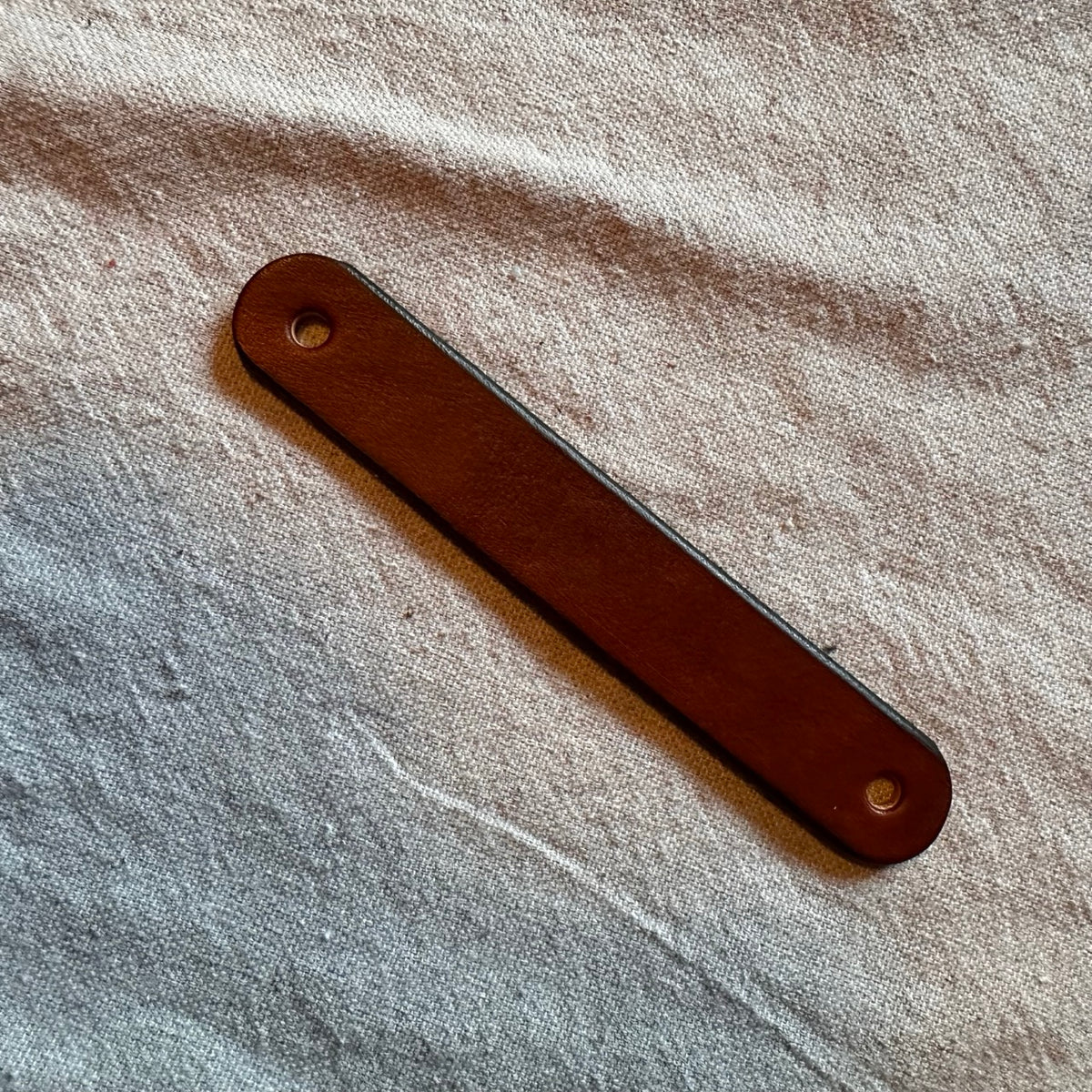 AS-IS SALE Leather Drawer Pull - The Hawthorne (Small)