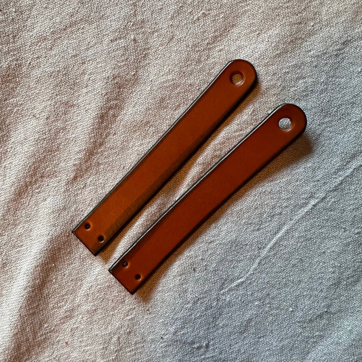 AS-IS SALE Leather Cabinet Handle - The Lovejoy