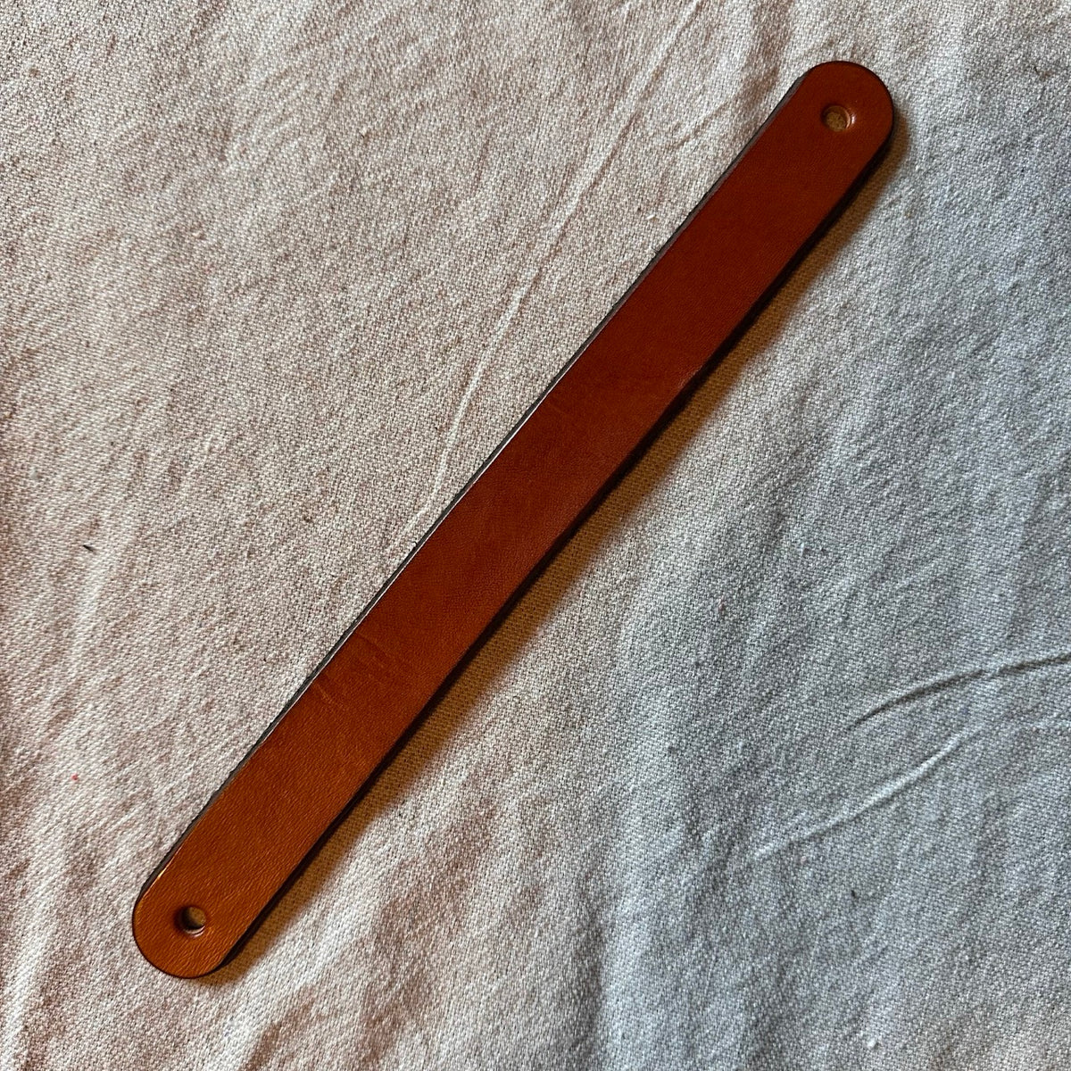 AS-IS SALE Leather Drawer Pull - The Hawthorne (Large)