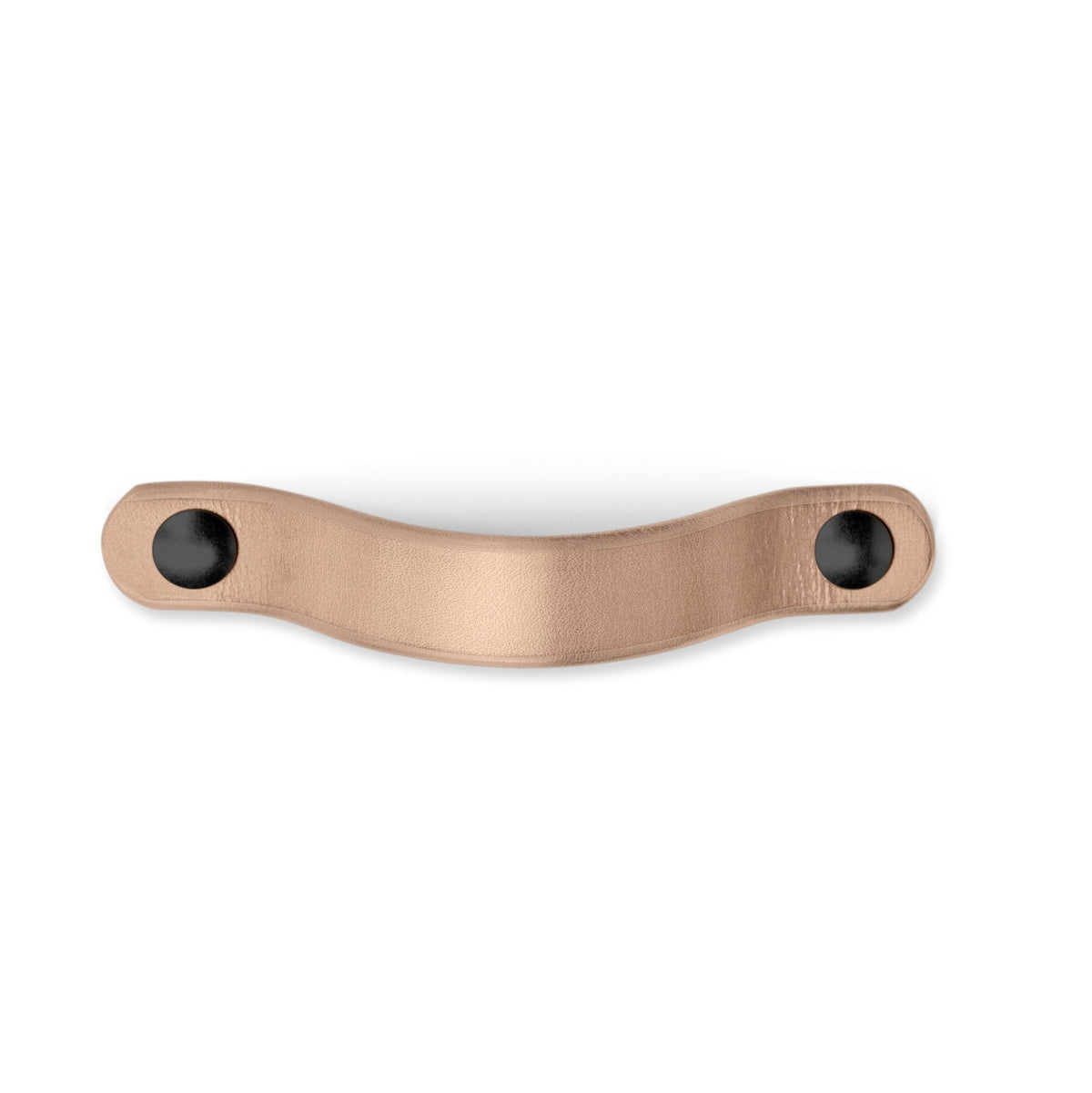 Walnut Studiolo Drawer Pulls AS-IS SALE Leather Handle - The Flanders - 3 Sizes 1 / Nickel Brass or Black (Specify in Notes)