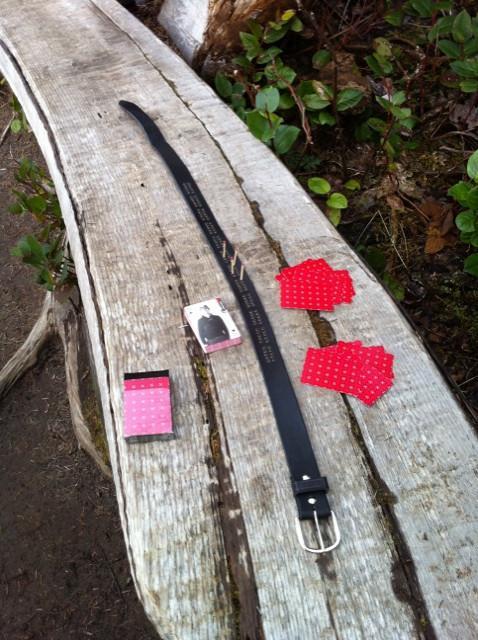 Walnut Studiolo AS-IS AS-IS SALE Cribbage Board Belt