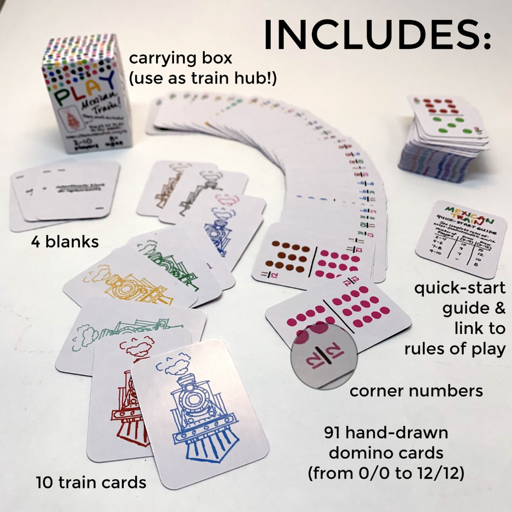 Walnut Studiolo AS-IS AS-IS SALE Double 12 Travel Domino Playing Cards Domino-Size Cards / Crushed Box Corner (1 of 2 Shown)