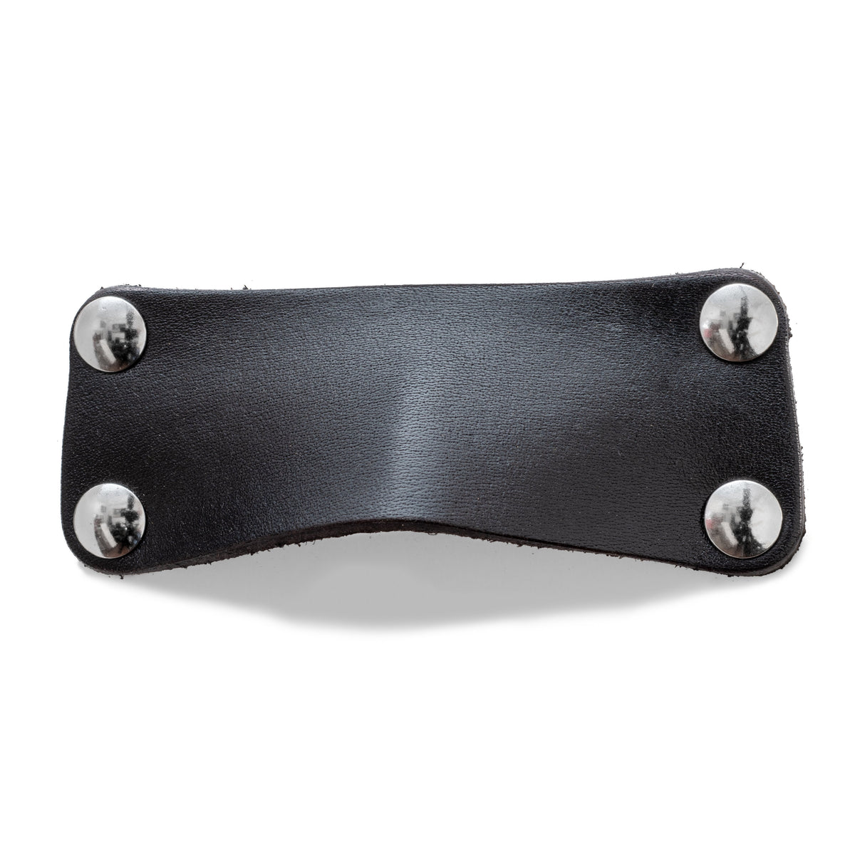 Walnut Studiolo AS-IS AS-IS SALE Leather Bin Pull - The Morrison Black / Nickel