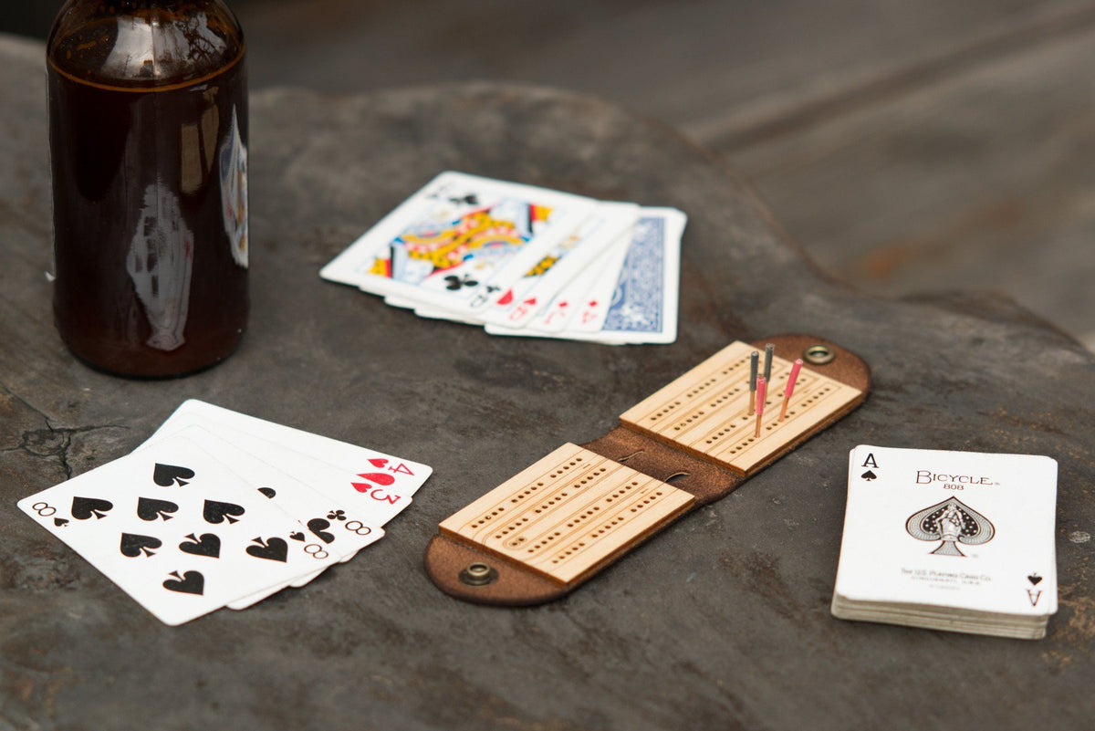 Walnut Studiolo AS-IS AS-IS SALE Travel Cribbage Board