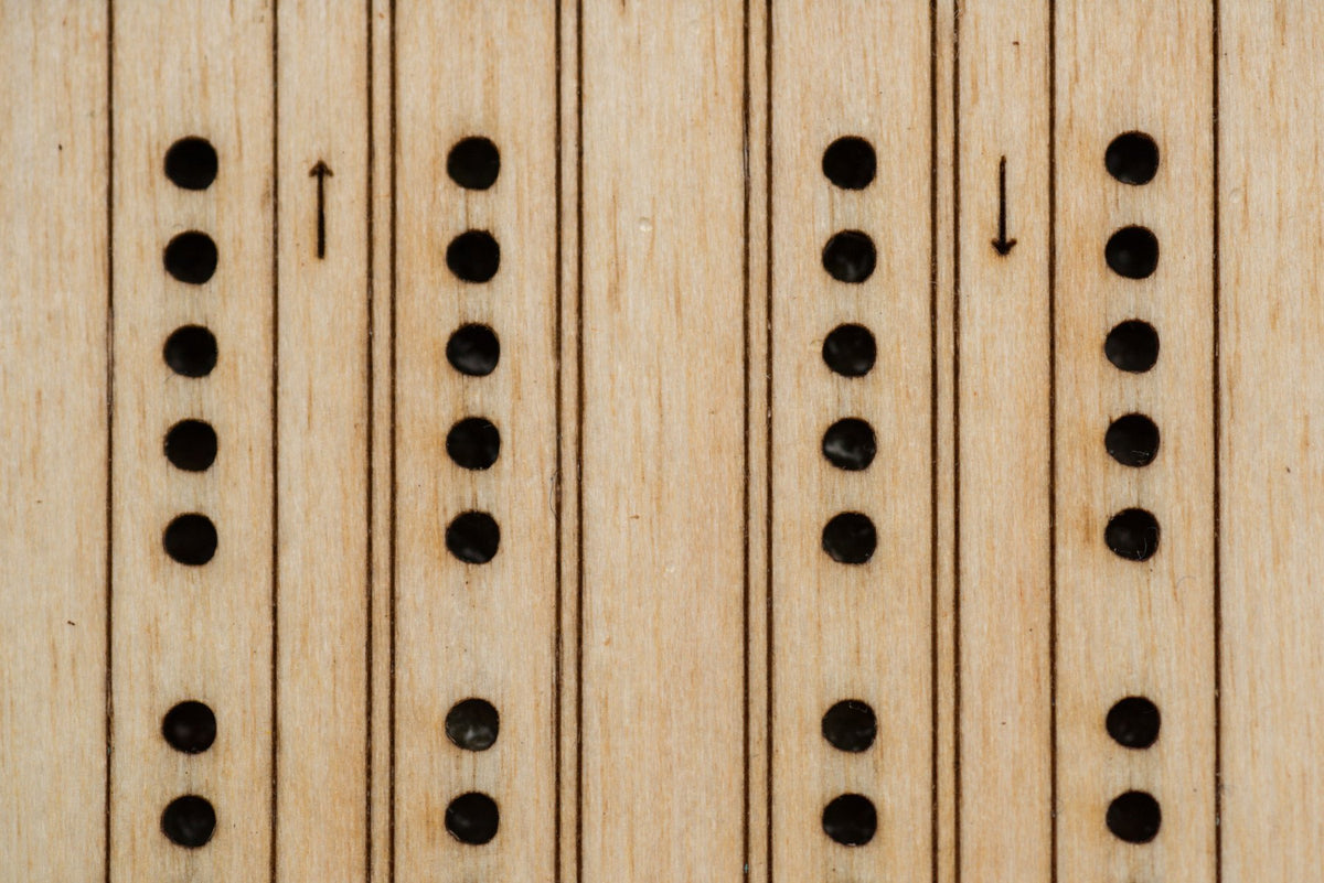 Walnut Studiolo AS-IS AS-IS SALE Travel Cribbage Board