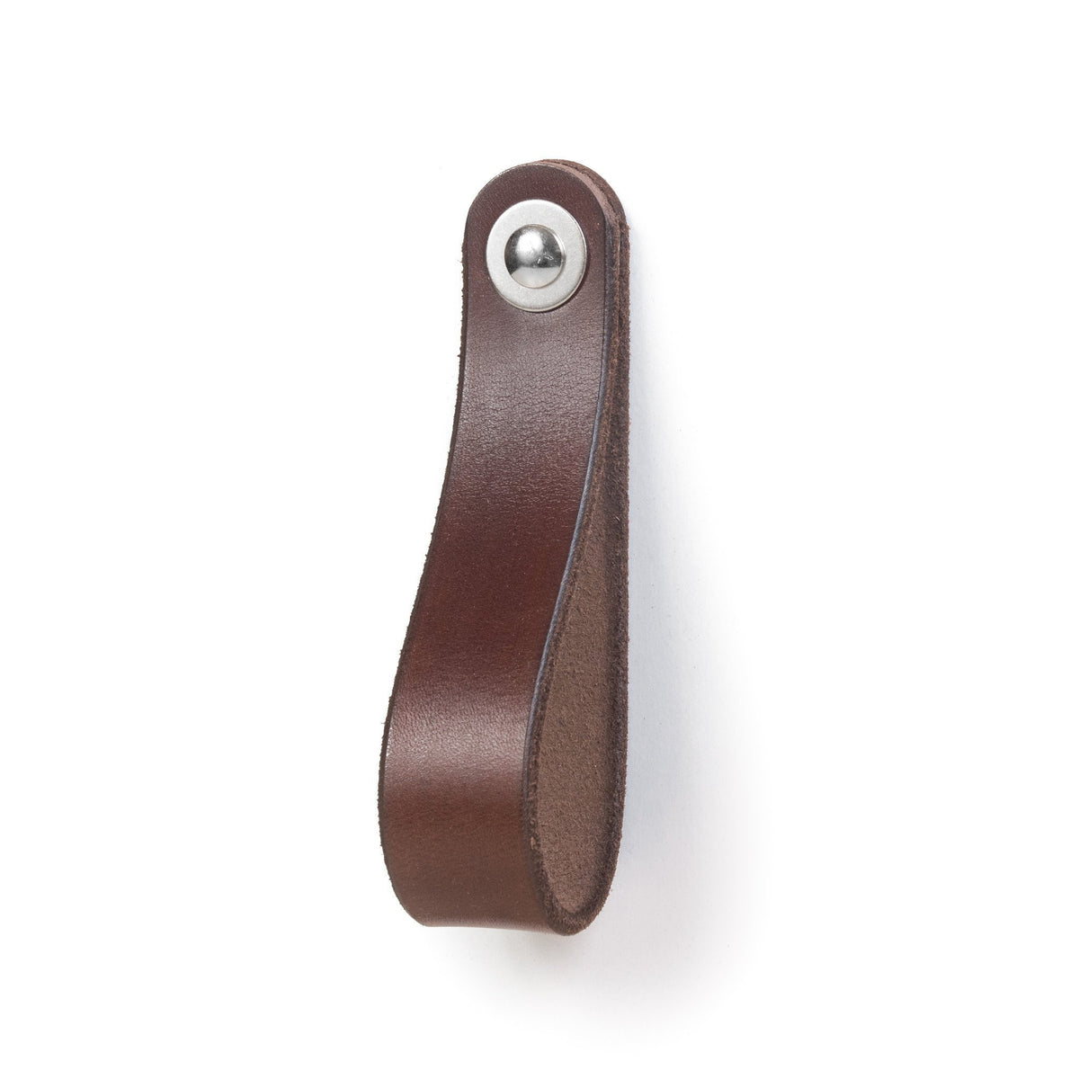 Walnut Studiolo Drawer Pulls AS-IS SALE Leather Drawer Pull - The Hawthorne (Large) Honey / Nickel