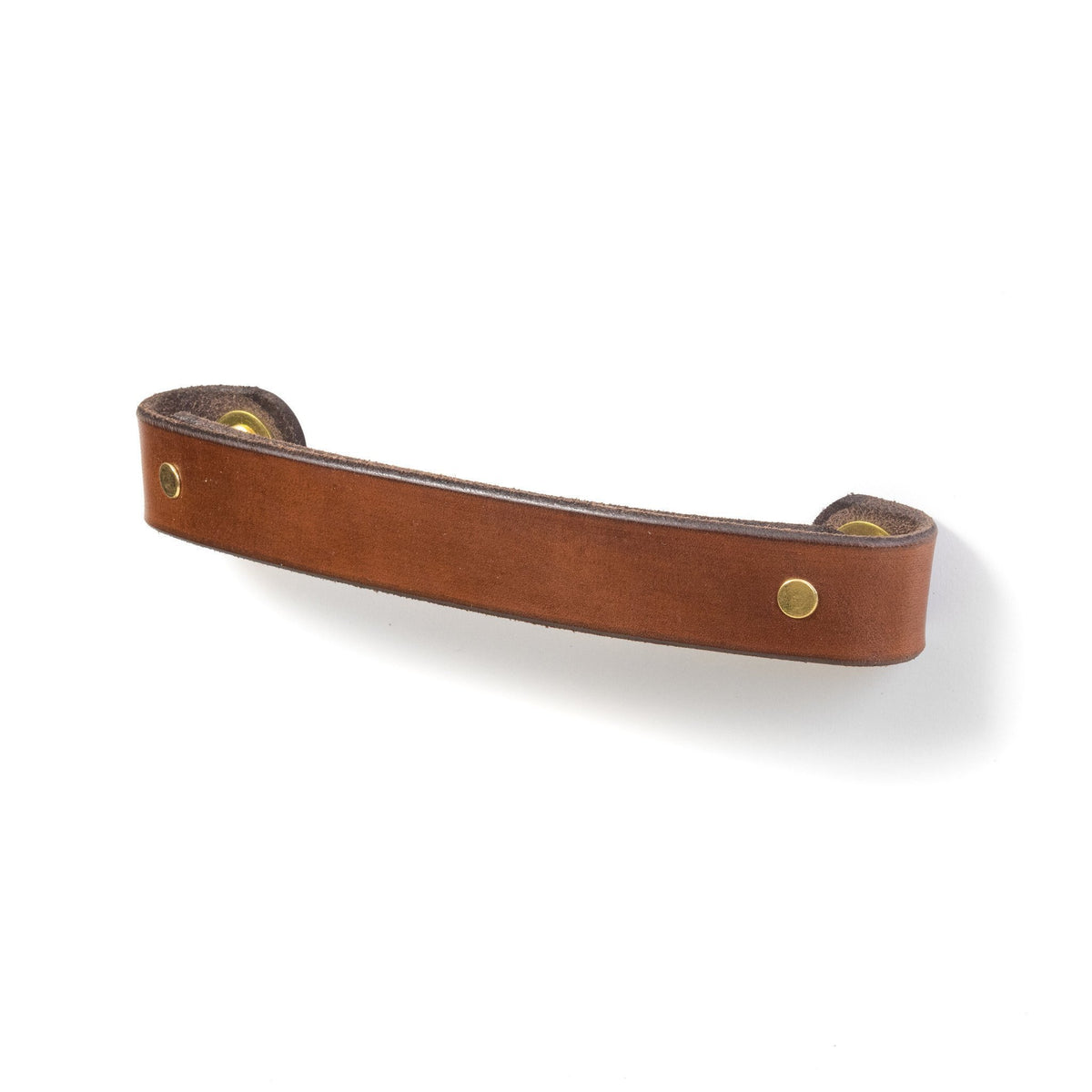Walnut Studiolo Drawer Pulls AS-IS SALE Leather Handle - The Tilikum