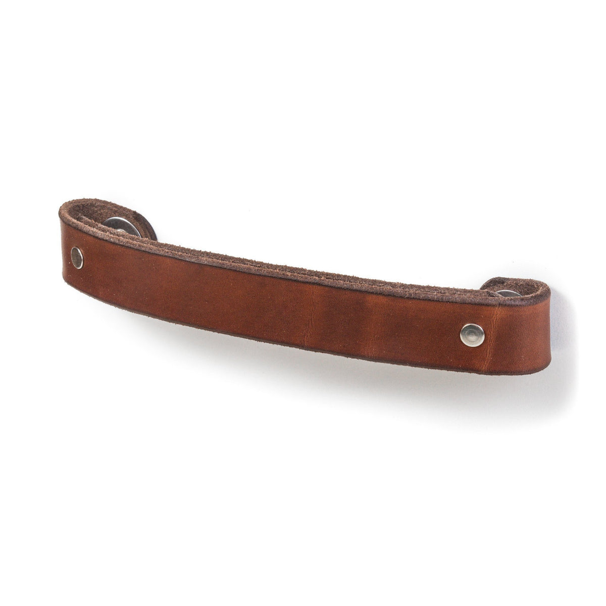 Walnut Studiolo Drawer Pulls AS-IS SALE Leather Handle - The Tilikum