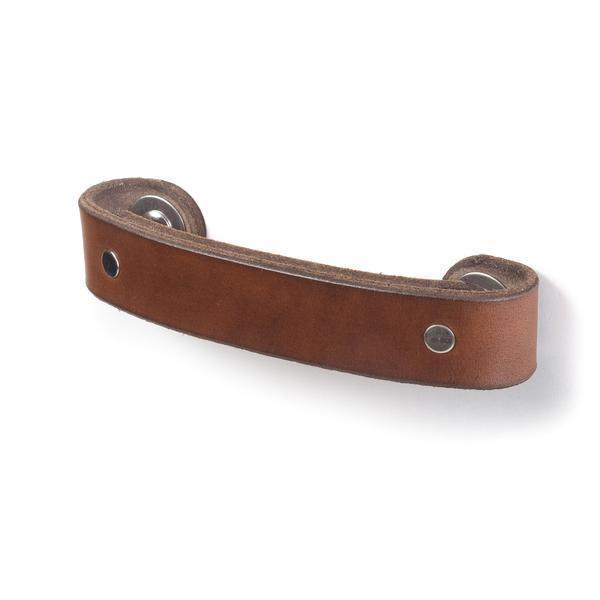 Walnut Studiolo Drawer Pulls AS-IS SALE Leather Handle - The Tilikum