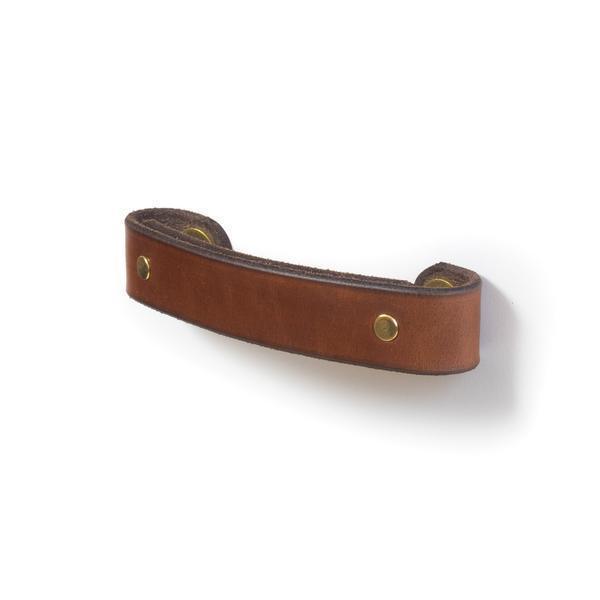 Walnut Studiolo Drawer Pulls AS-IS SALE Leather Handle - The Tilikum