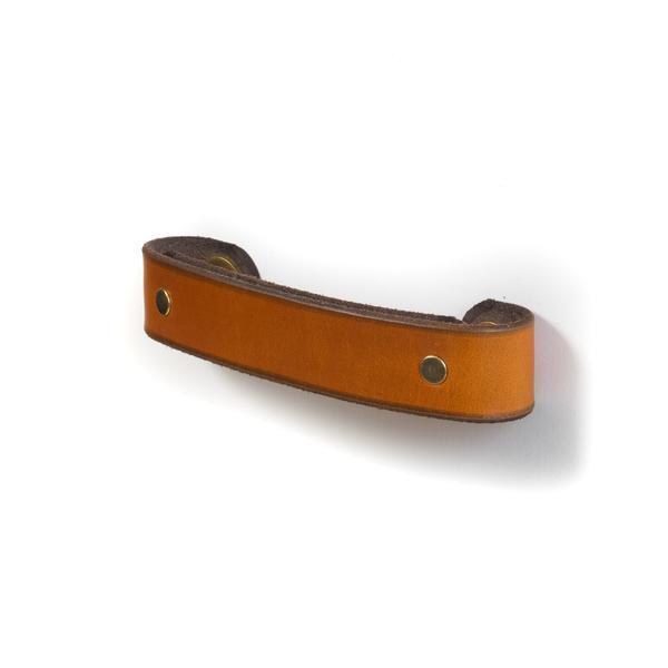 Walnut Studiolo Drawer Pulls AS-IS SALE Leather Handle - The Tilikum
