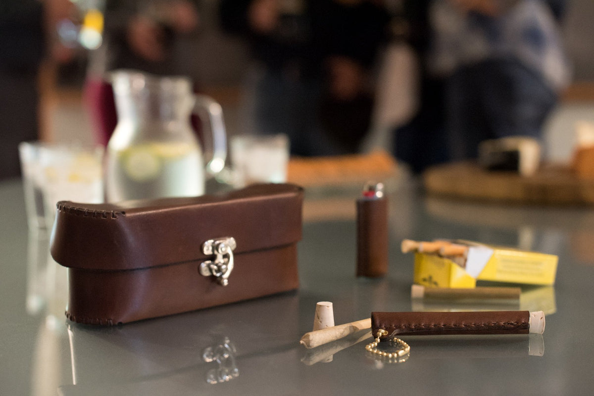Walnut Studiolo Marijuana Collection Joint Tube