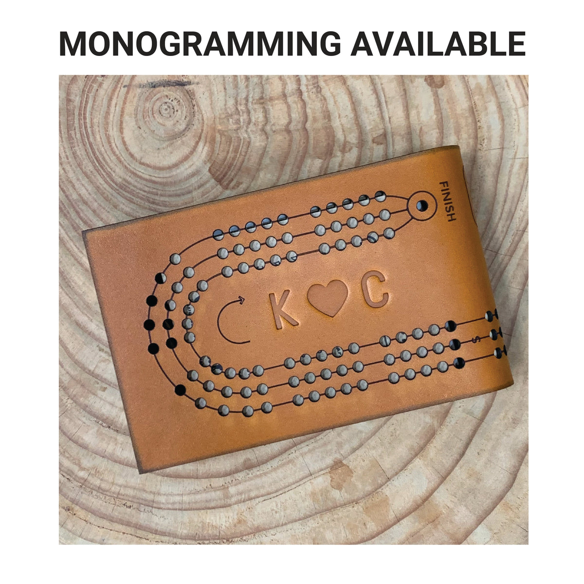 Walnut Studiolo Travel Games Deluxe Travel Cribbage Board